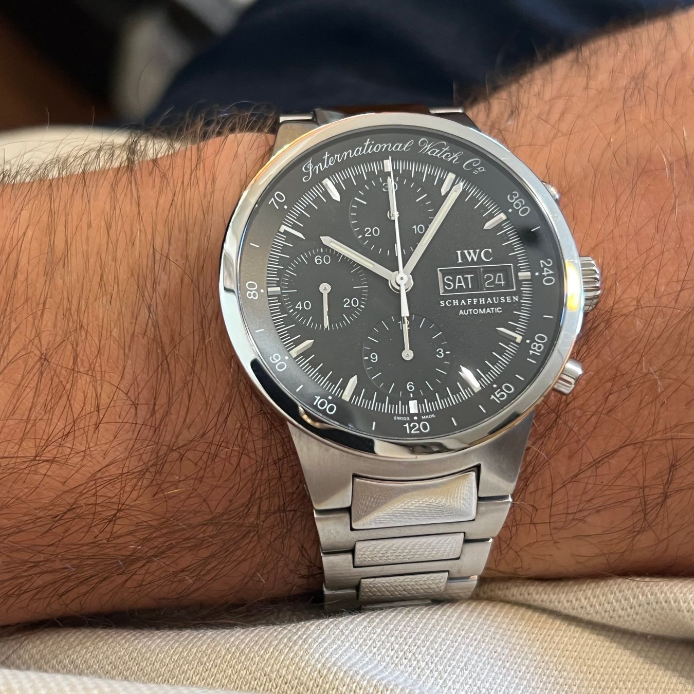 IWC Montres: FLASH SALE IWC GST Chronograph Automatic Full Set IW370708 – D'occasion à Carouge GE par Watchaser 3