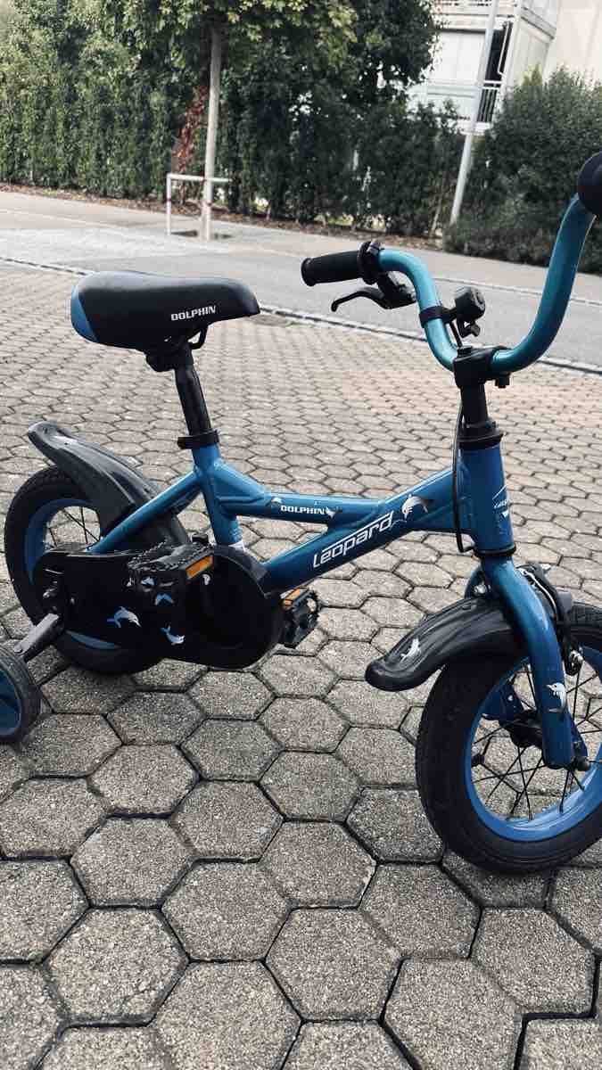 Leopard Biciclette: Kinderfahrrad Dolphin Leopard blau gebraucht – Usato da Stetten AG venduto da EIMAN78