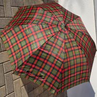 ☂️ Regenschirm mit Karomuster ☂️