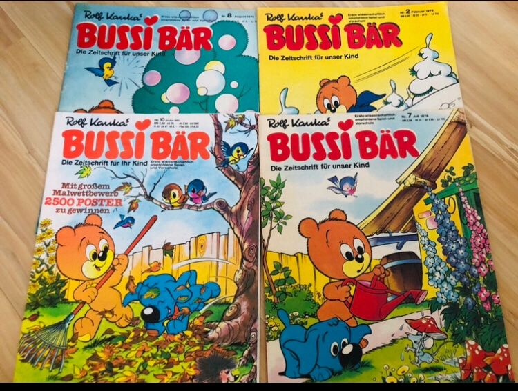 Fumetti: 4 Bussi Bär Comic Comicheftli 1976 Heftli Zeitschriften – Usato da Frauenfeld venduto da Babytimmy