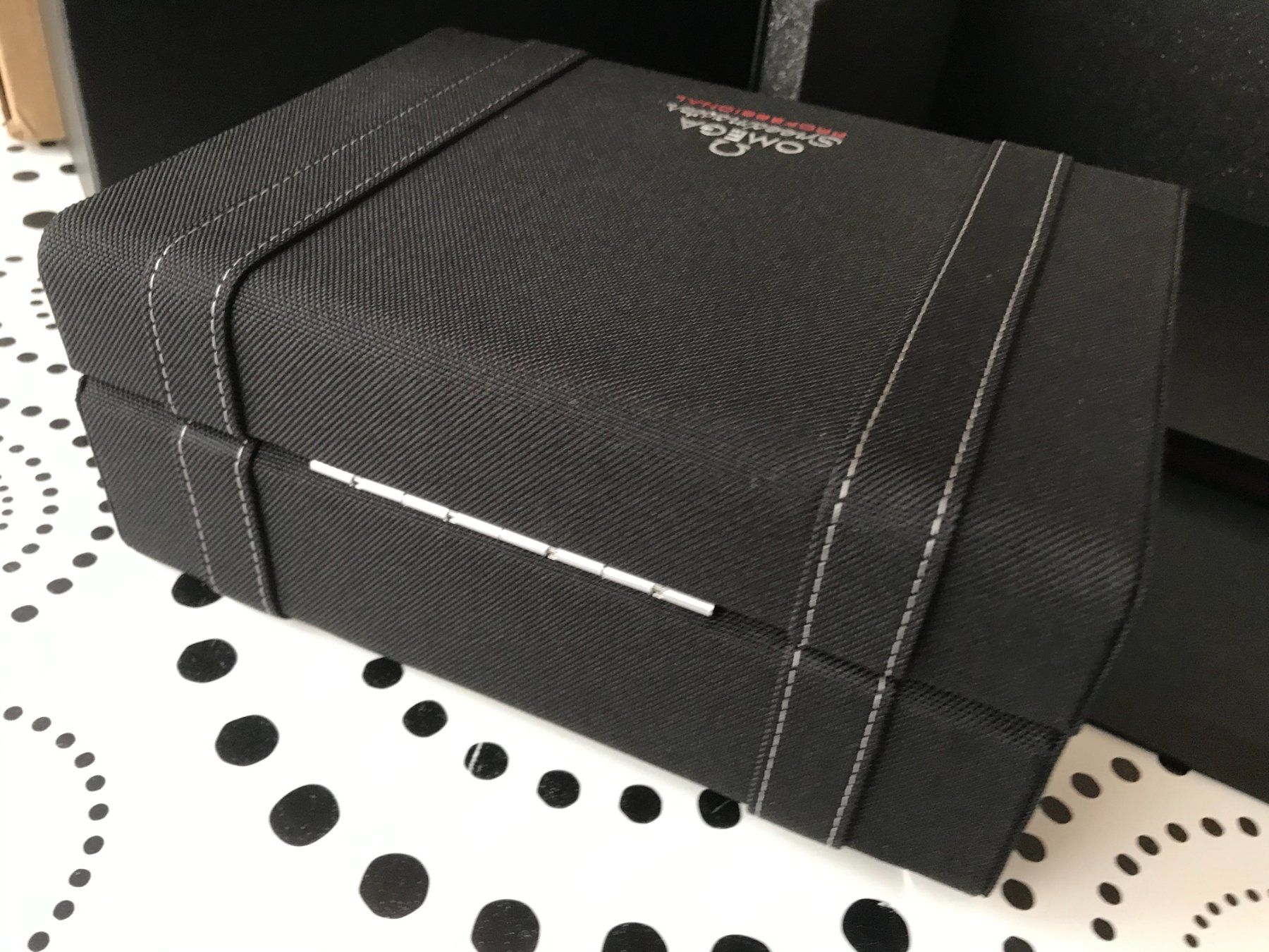 Omega Scatole porta orologi: OMEGA ORIGINAL SPEEDMASTER WATCH CASE BOX ECRIN SCHACHTEL ! – Usato da Epalinges venduto da watchforyou 4