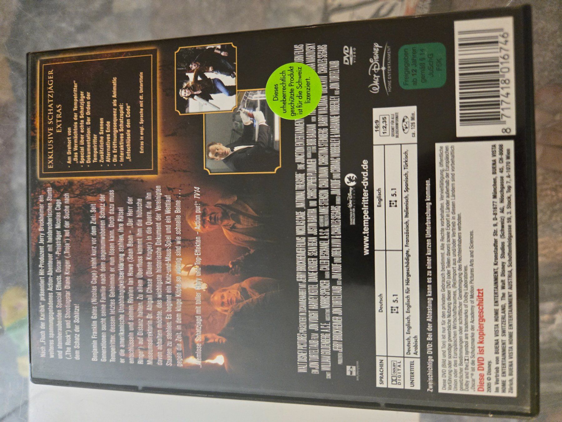 Tutti i DVDs: Das Vermächtnis der Tempelritter DVD – Usato da Bussigny venduto da Kfdlt 1