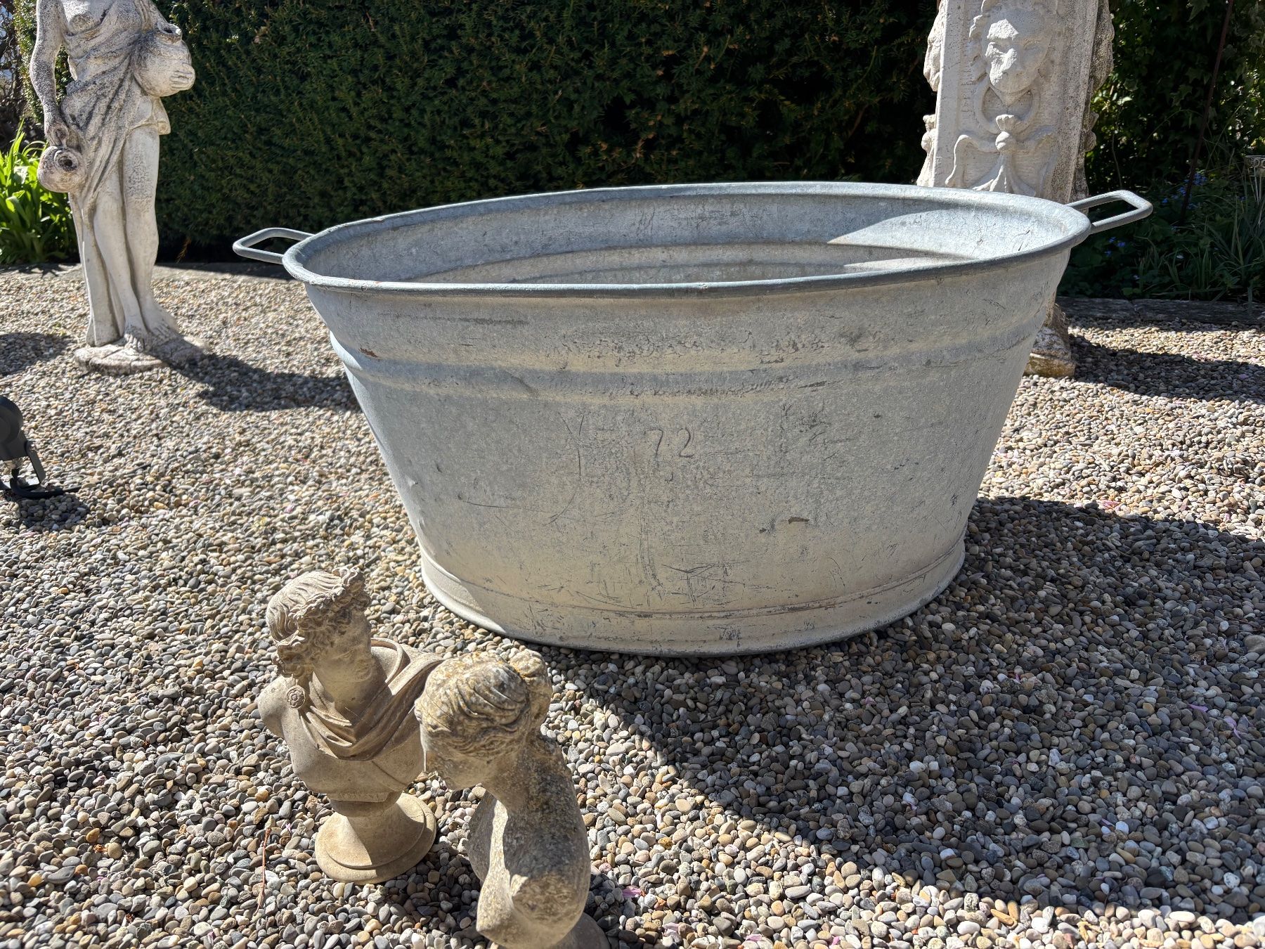 Altre Decorazioni per giardino: Zink Wanne gross Gartendeko – Usato da Balsthal venduto da Uroby