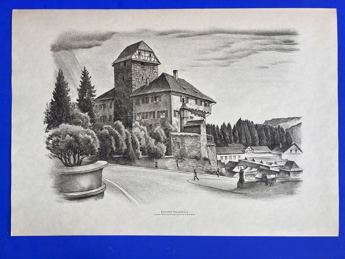 Libri: Schlatter Thurgau 12 Original- Lithographien mit Widmung – Usato da Adliswil venduto da buch_und_kunst 9