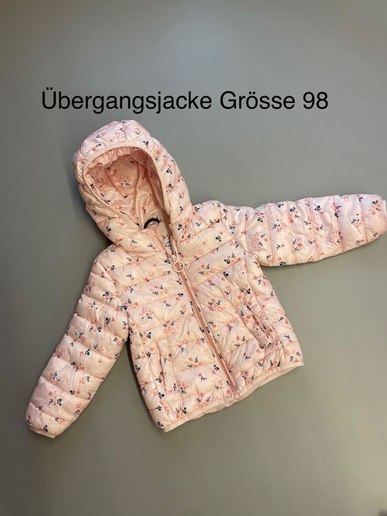 Übergangsjacke Mädchen Wasserdichte Daunenjacke, Winddicht Jacken, 140