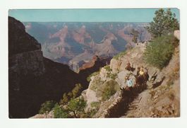 Ansichtskarte Grand Canyon Bright Angel Trail 1966