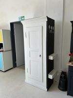 Schrank Garderobe Unikat 1-türig vintage Schubladen Tablare