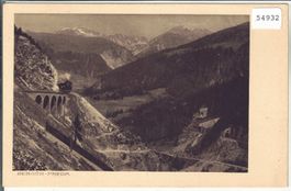 Bergün-Preda - Dampfzug der Rhätische Bahn