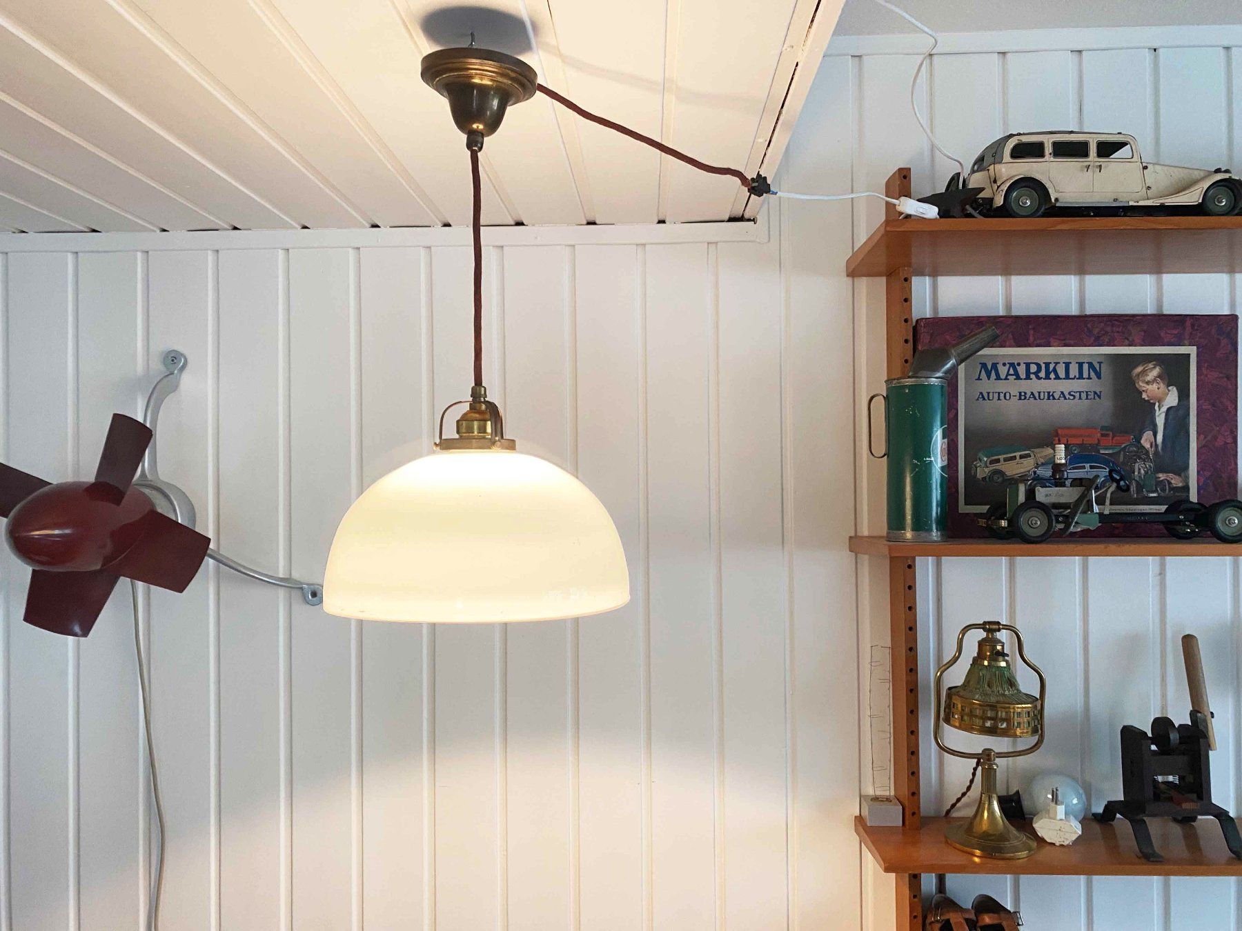 Lampadari & plafoniere: Opal Glas Deckenleuchte – Usato da Beringen venduto da Kultgut 1