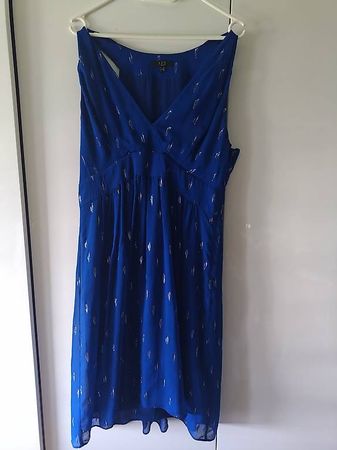 Robe cocktail en soie T40