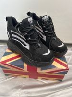Plateau Sneakers schwarz Gr 39 Neu