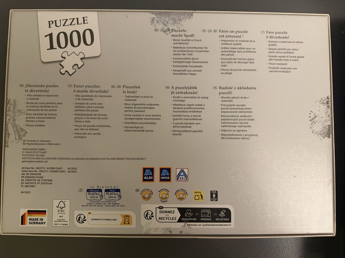 Puzzle: Amsterdam 1000 Piece Jigsaw Puzzle – Usato da Zürich venduto da jus_sw7l 2
