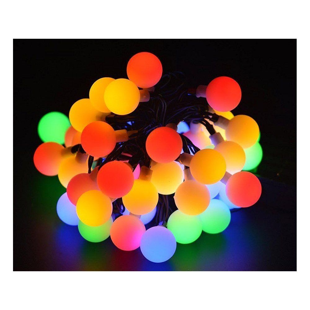 Lichterketten & Leisten: Solar-Gartengirlande 450cm mit 40 LED Lichtern D2cm – Neu und originalverpackt aus Matzendorf von Gartendeko-Shop 2