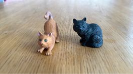 2 Katzenfiguren zum spielen