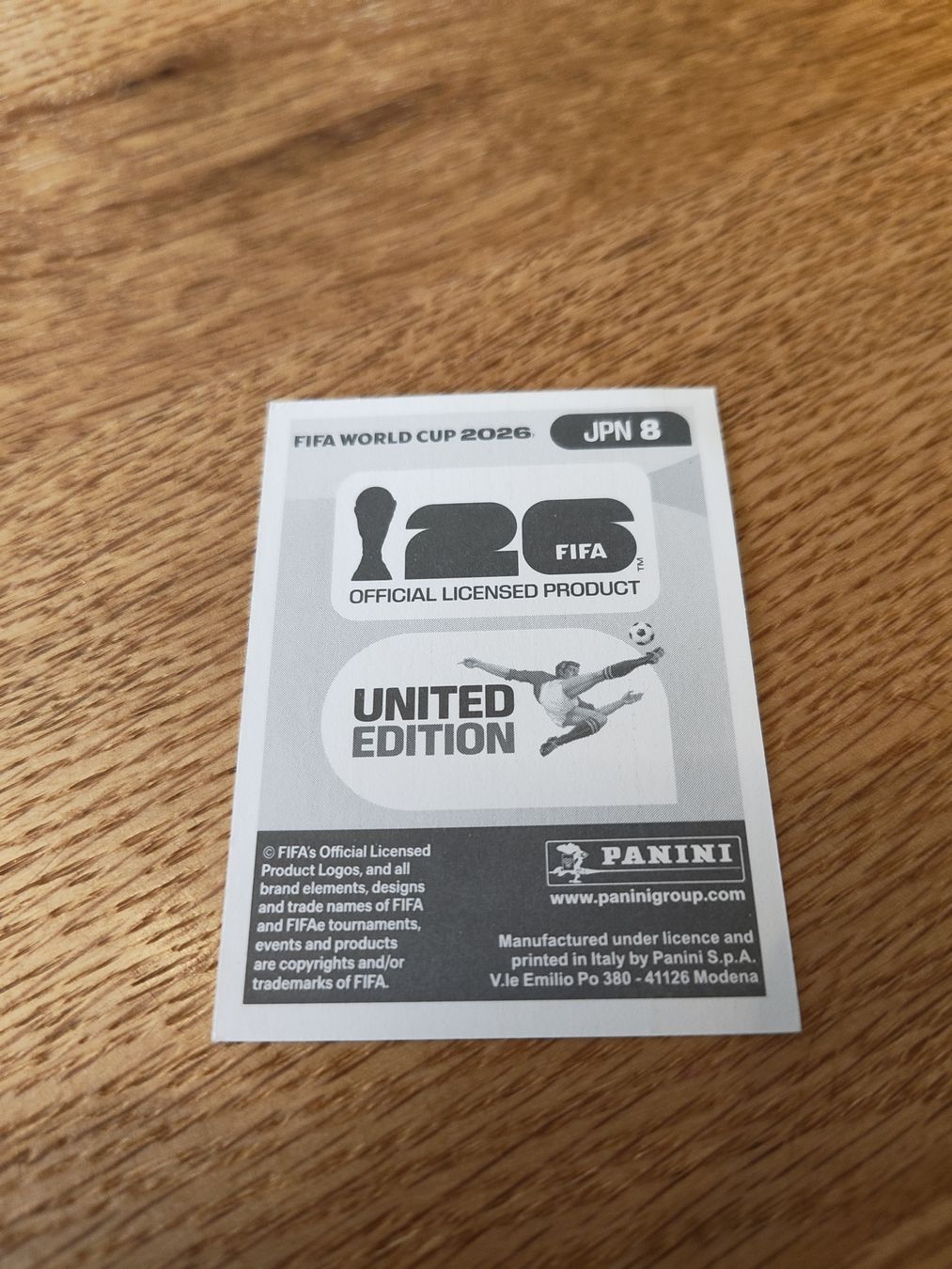 Panini Carte collezionabili: Panini Wm 2026 Jpn 8 – Nuovo (secondo la descrizione) da Lieli venduto da Maholo 1