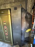 Spind Metallschrank grau einflügig guter Zustand