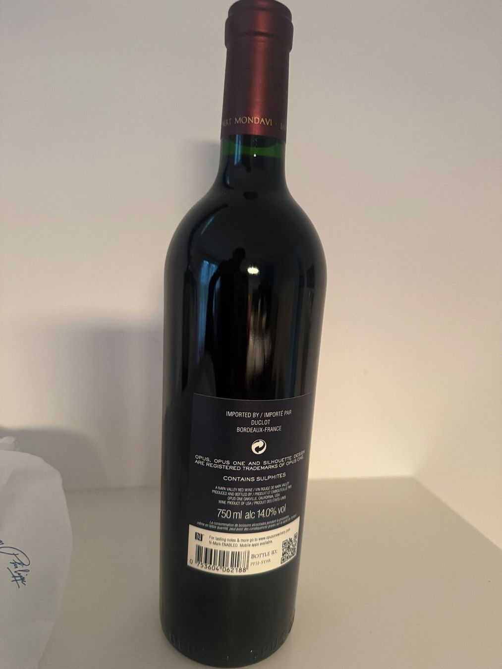 Vino: Opus One 2018 – Usato da Winterthur venduto da Arma3 6