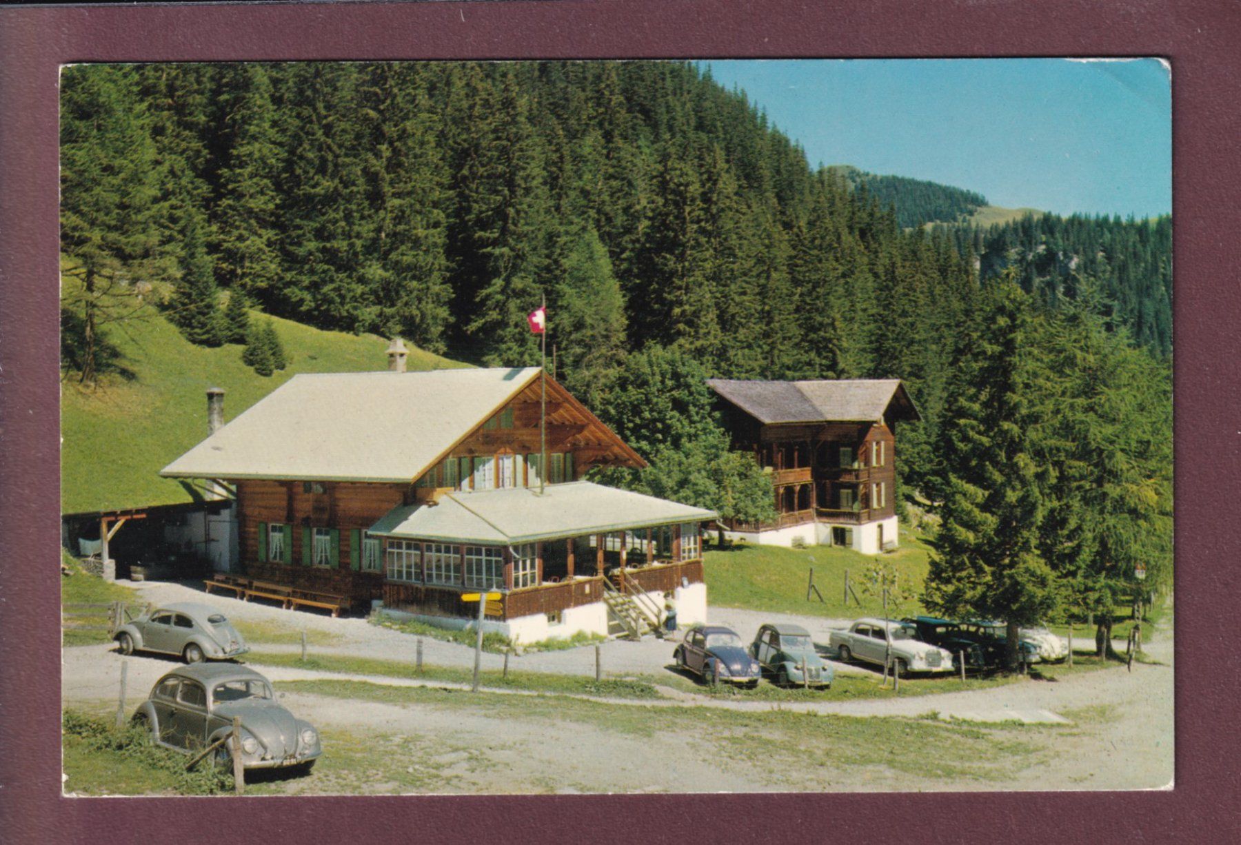 Cartoline postali: HOTEL IFFIGENALP ob Lenk - Edw. Werren-Schmid – Usato da Pully venduto da nicecards