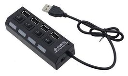 USB 2.0/3.0 Hub mit Schalter Kontrollleuchte