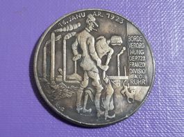 Medal 1923, French occupation or the Ruhr, 36mm