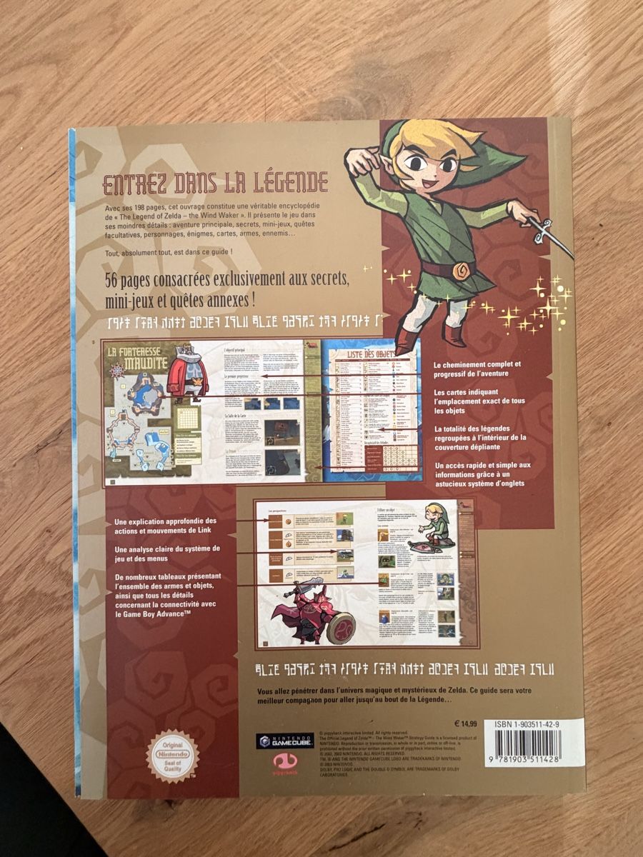 Guide officiel Nintendo : Zelda The Wind Waker / FR (Neuf (Voir ...