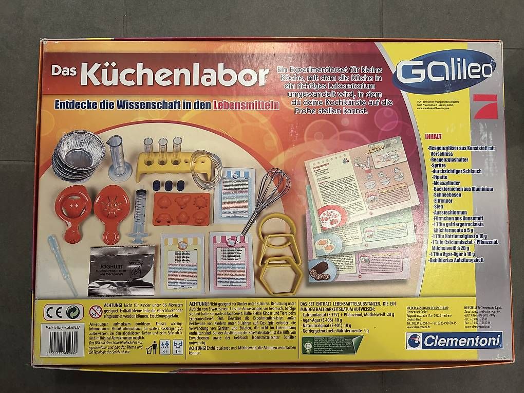 Kit di costruzioni: Gallileo Das Küchenlabor Experimentierkasten neu – Usato da Gams venduto da Nici23456 1
