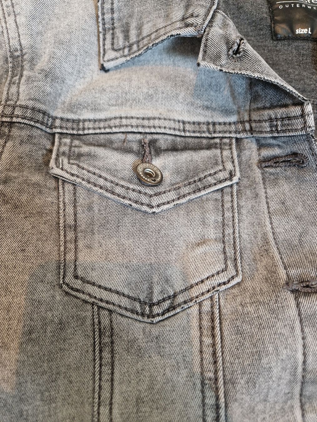Jacken: Jeansjacke Chicoree Gr. L Grau – Neu (gemäss Beschreibung) aus Ebikon von kov_9vqb 4