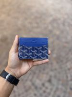Goyard Saint-Sulpice Card Holder Navy Blue 
