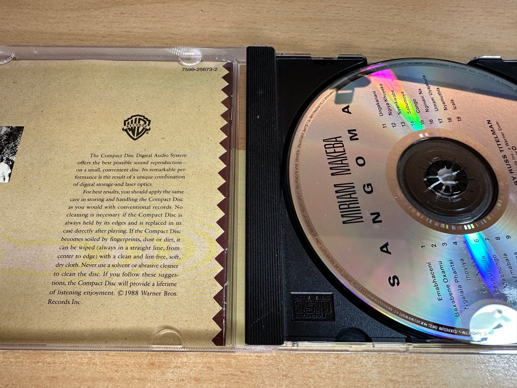 CD: B7 Miriam Makeba – Sangoma – Usato da Rikon im Tösstal venduto da Alpenmutz 2