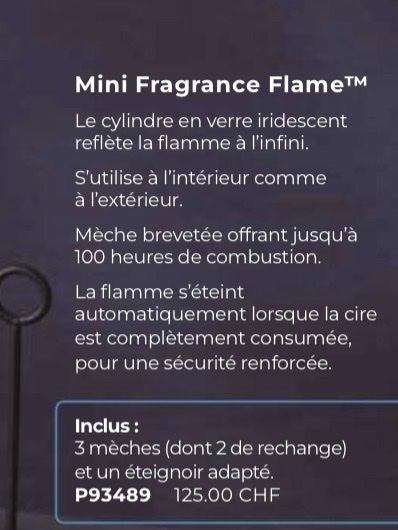 Partylite Candele: PartyLite Mini Fragrance Flame Diffuseur Parfumé Verre Noir  – Nuovo (secondo la descrizione) da Lausanne venduto da Doudoutze 7