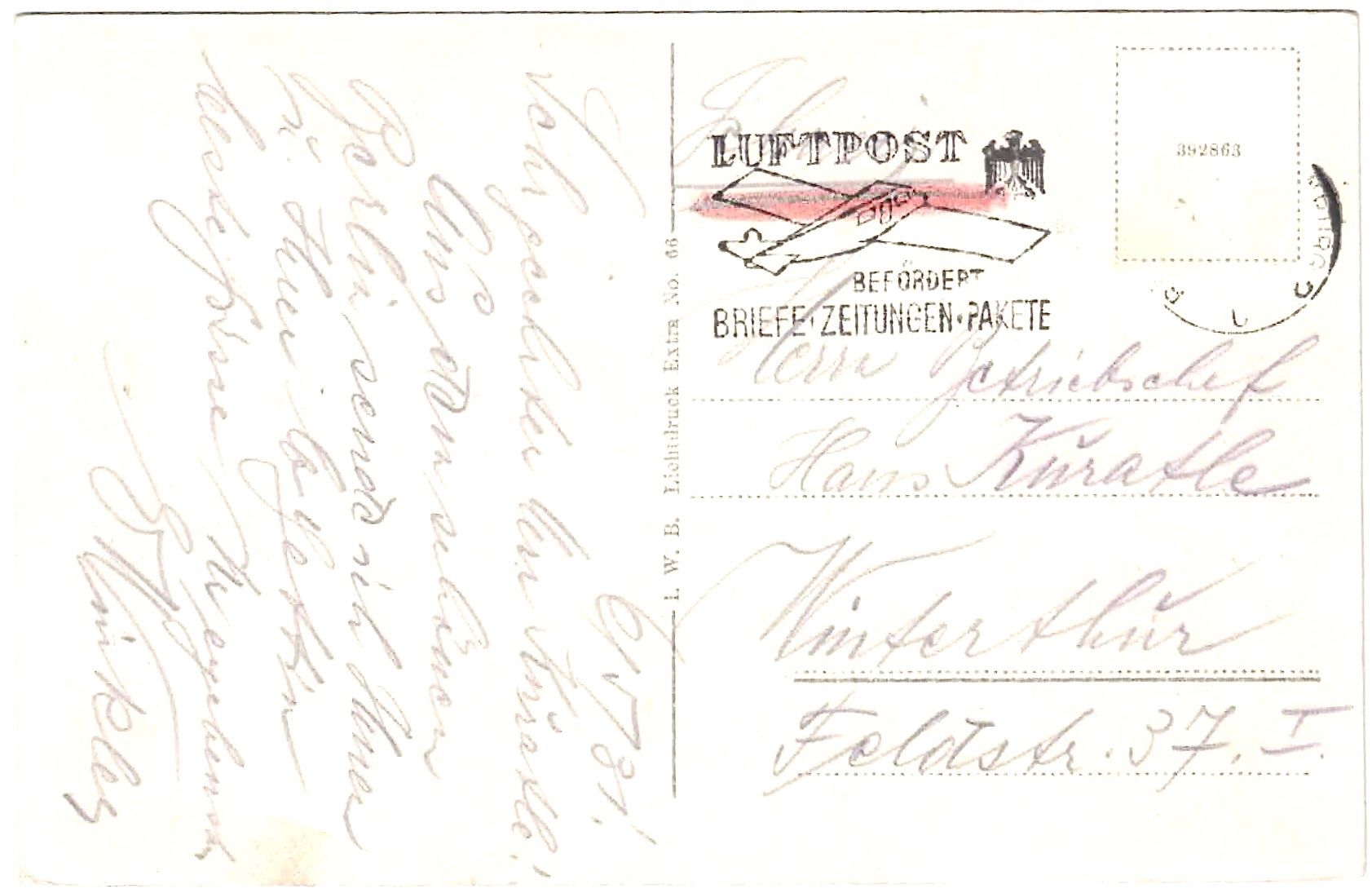 Cartoline postali: BERLIN - Schlossplatz mit Publikum ca. 1930 (D – Usato da Oberdorf BL venduto da Hopfehuepfer 2