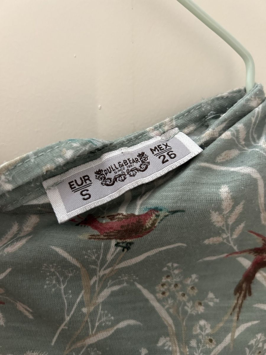 Pull&Bear Vestiti: Sommerkleid Pull&Bear Gr. S mit Vögeln – Usato da Winterthur venduto da turmalina15 4