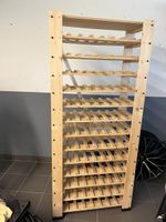 Holz Weinregal für 104 Flaschen, Massiv und Top Zustand