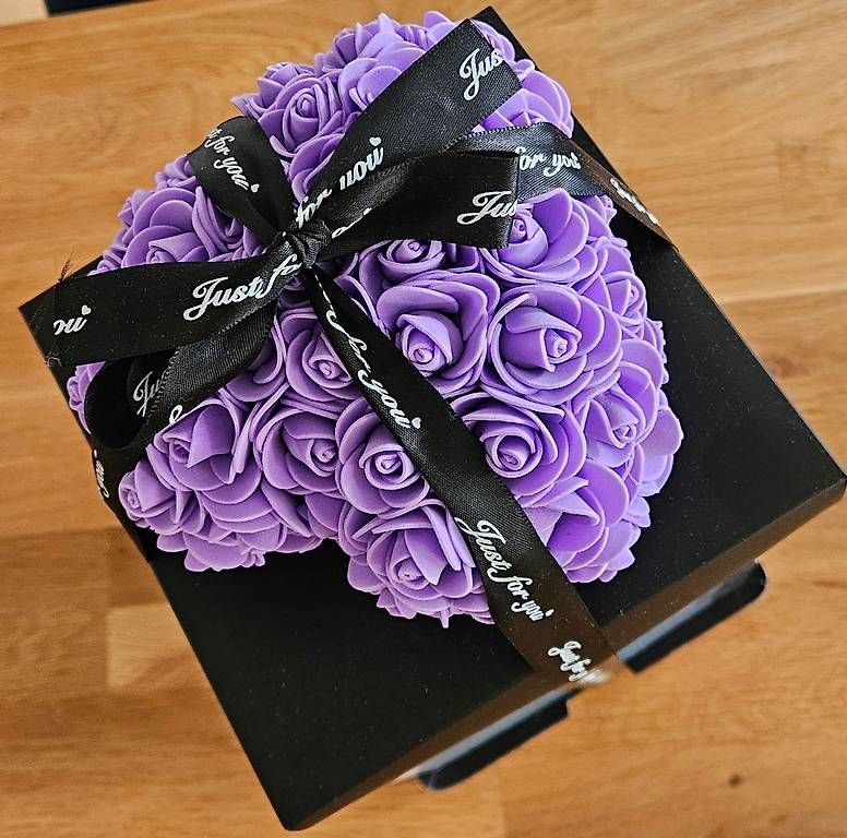 Alle Dekorationen:  Rosenbär in Violett – Gebraucht aus Rudolfstetten von sho_6z79 1