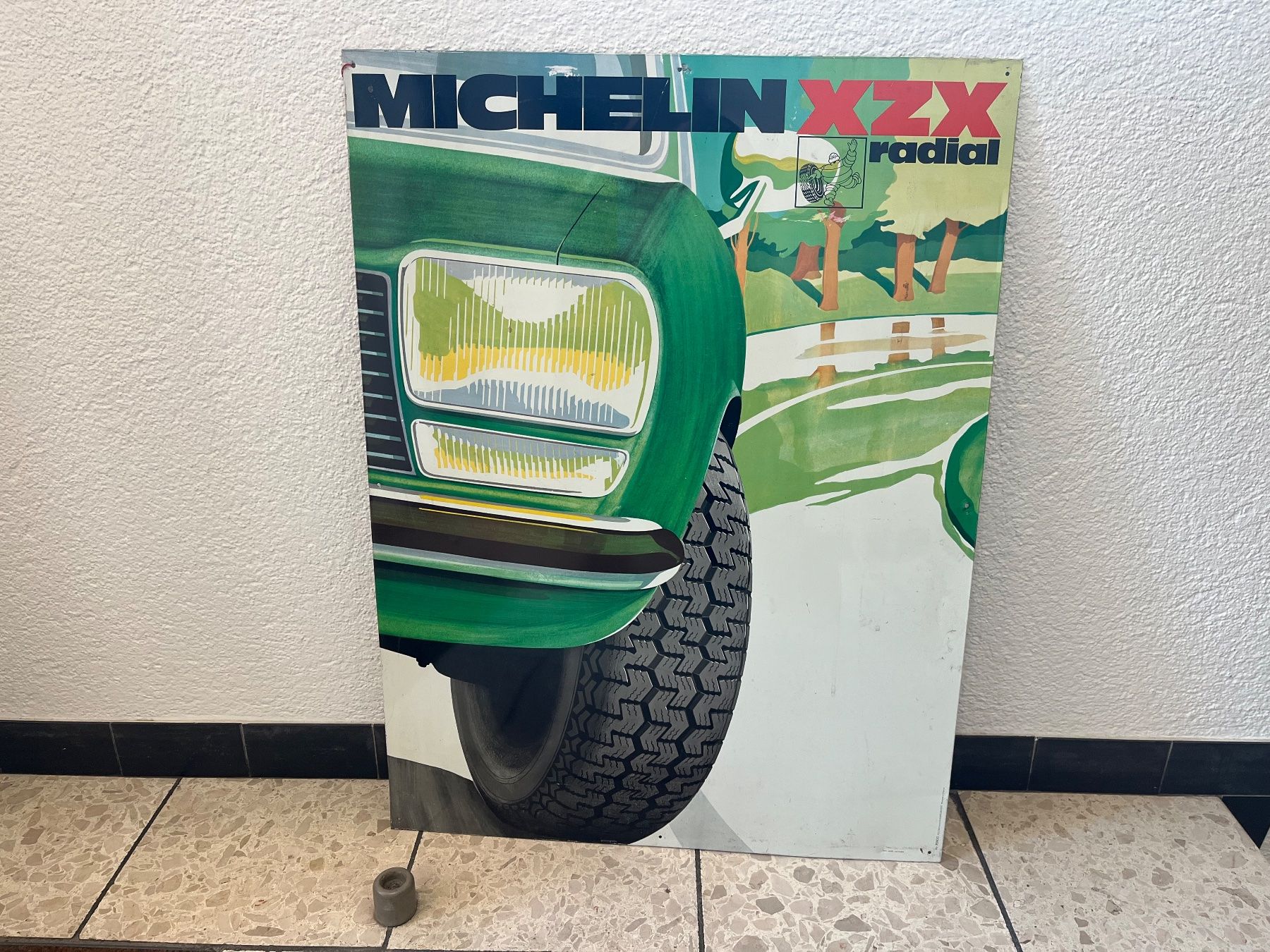 Michelin Schilder: Michelin XZX Blechschild – Gebraucht aus Erlinsbach von Stu-ff 4