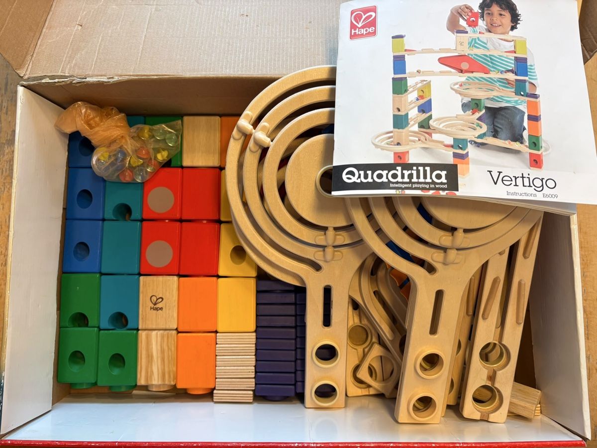 Hape Giocattoli: Kugelbahn Hape Quadrilla E6009 Vertigo – Usato da Vinelz venduto da M9inHO 1