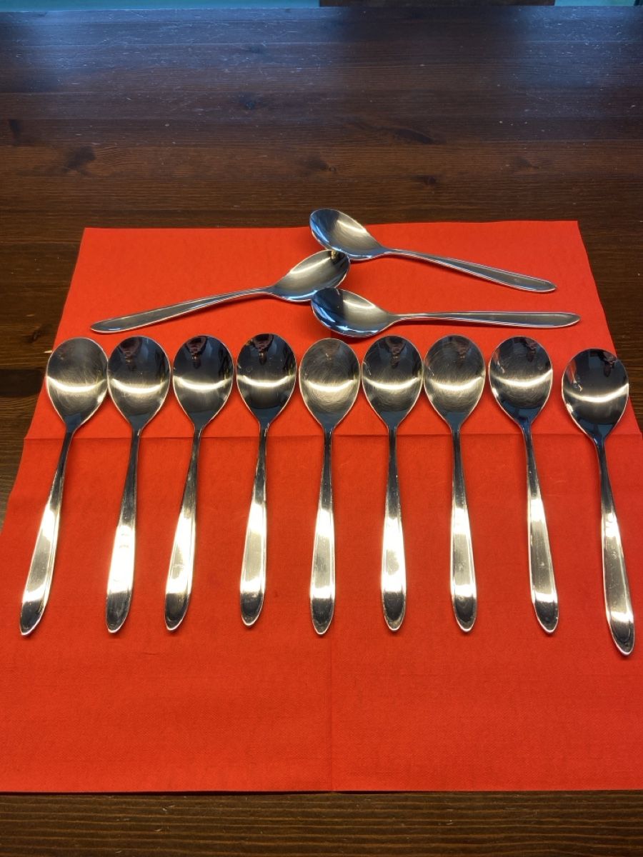 Set di posate: Besteck-Set Lusol gebraucht 45- teilig – Usato da Sisseln AG venduto da XBL-Rotstein 5