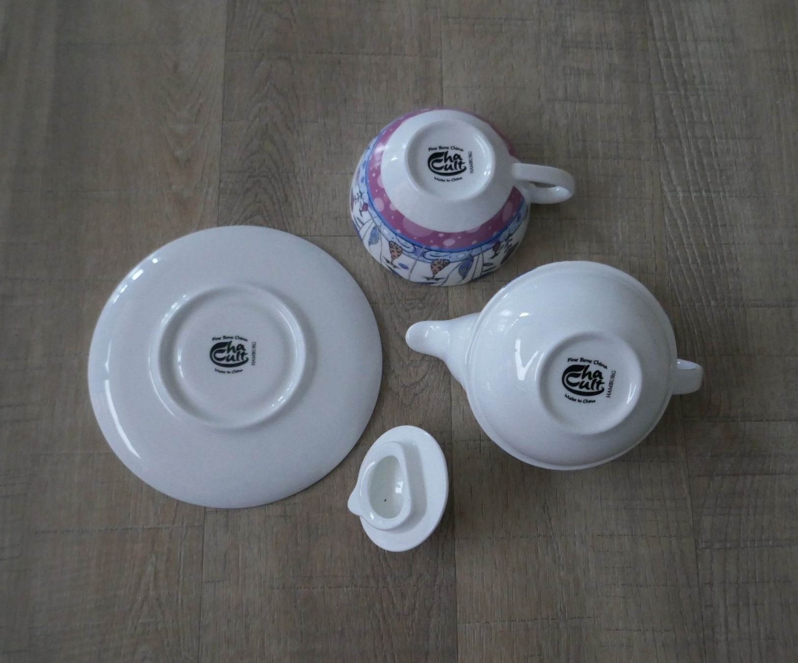 Teiere: Teekanne mit Tasse und Teller – Usato da Port venduto da uzuku 4