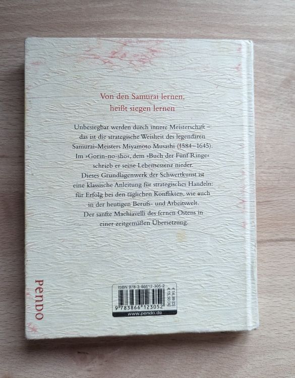 Das Buch der fünf Ringe von Miyamoto Musashi Japan Buch Kaufen auf Ricardo