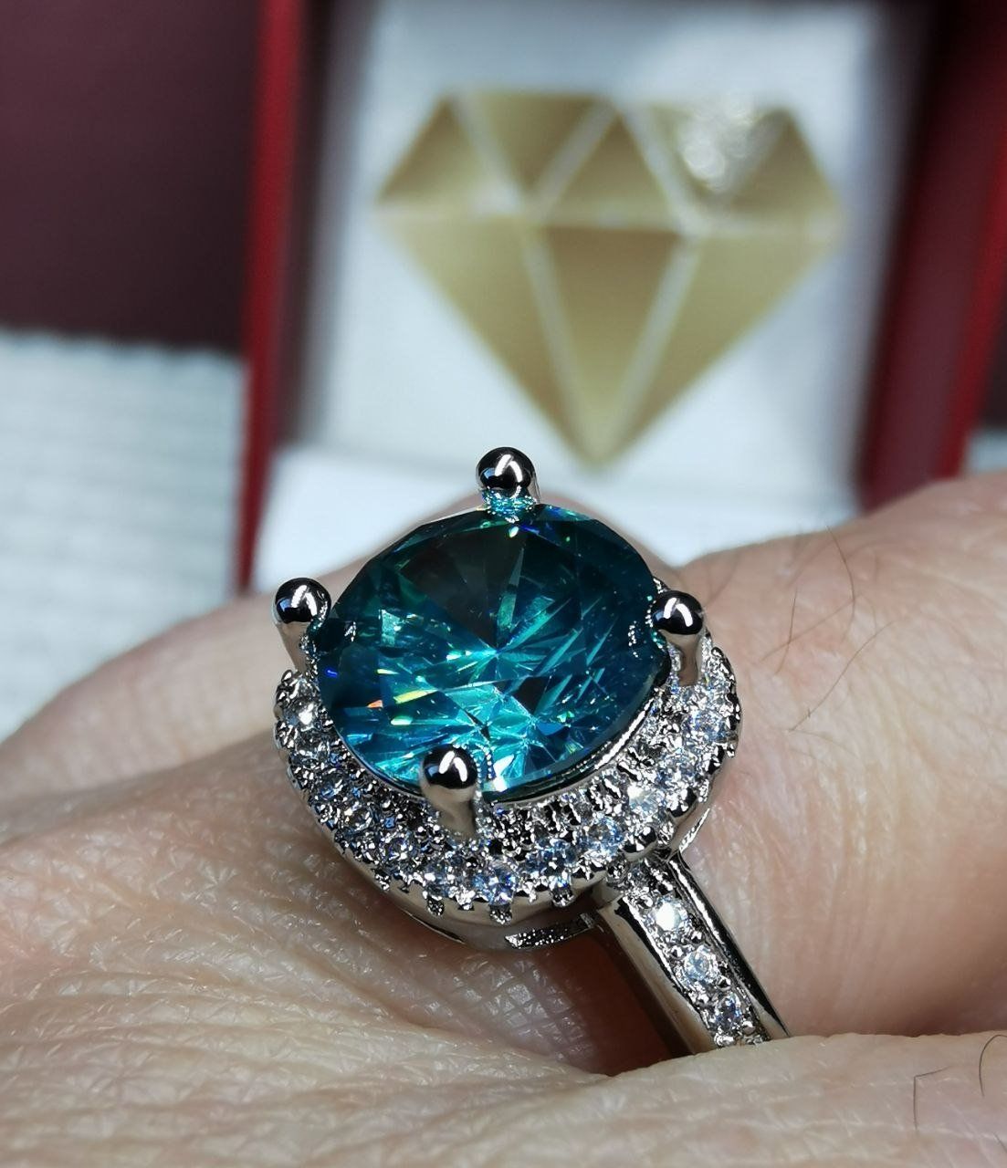 Anelli: Bague avec zircons – Nuovo e nell'imballaggio originale da Reconvilier venduto da Tsma67 4