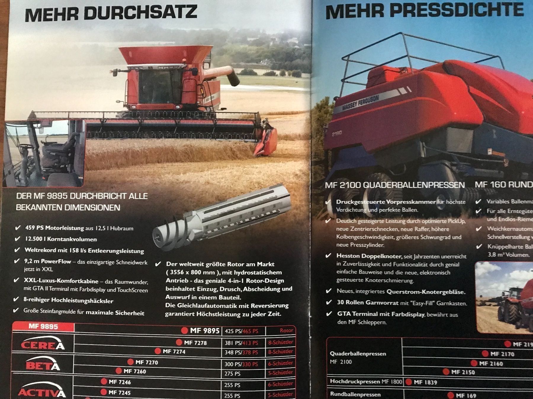 Documenti: MF Massey Ferguson Prospekt – Usato da Balterswil venduto da Jeko1967 3