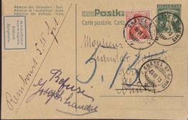 Alte Postkarte mit Stempel Chatel-St. Denis 1910