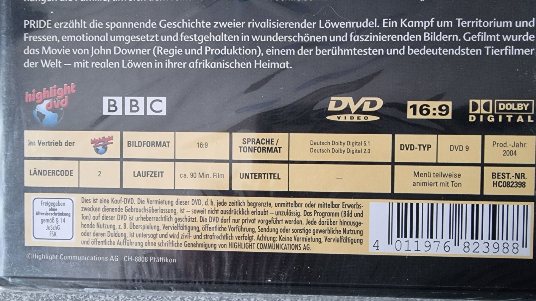 Tutti i DVDs: DVD Pride das Gesetz der Savanne – Usato da Oetwil am See venduto da fineli2 1
