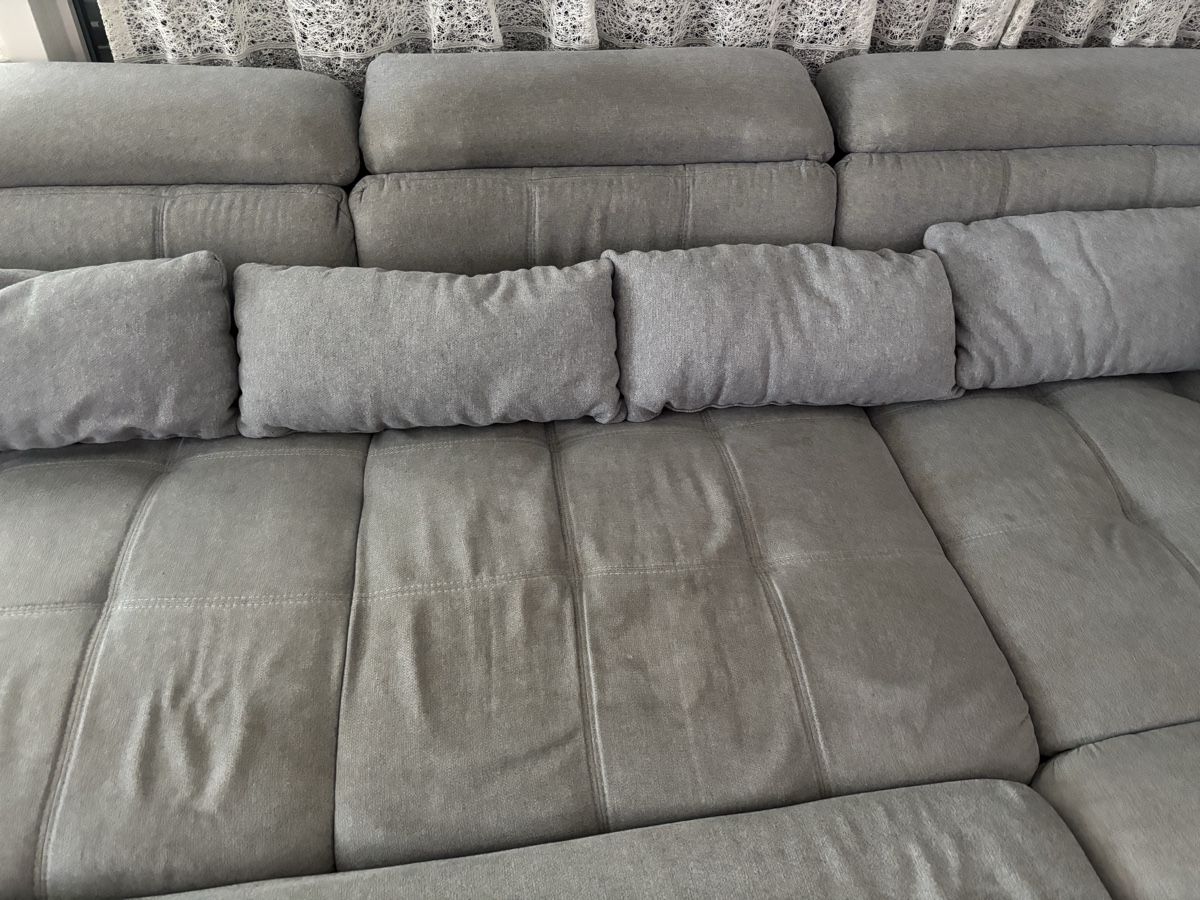Sofas: Stylish Corner Sofa -  grey fabric  – D'occasion à Unterägeri par LuxBagsCH 3