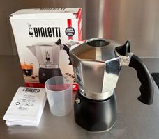 BIALETTI Espressokocher Brikka 4 Tassen, Silber