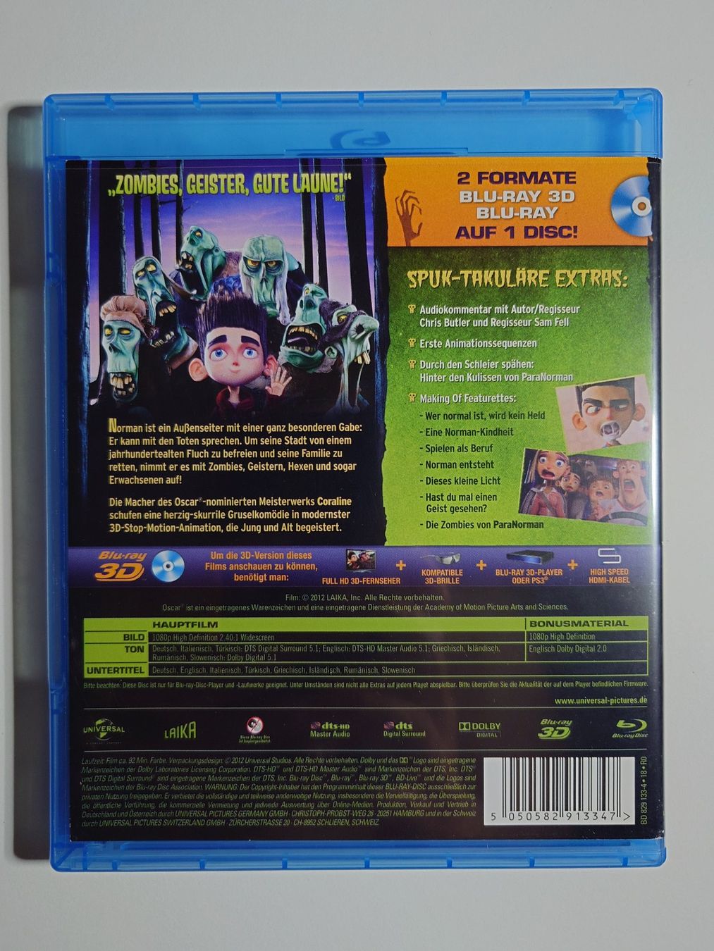 Tutti i DVDs: Para Norman 3D Blu-Ray – Usato da Kaiseraugst venduto da flo_ydd2 1