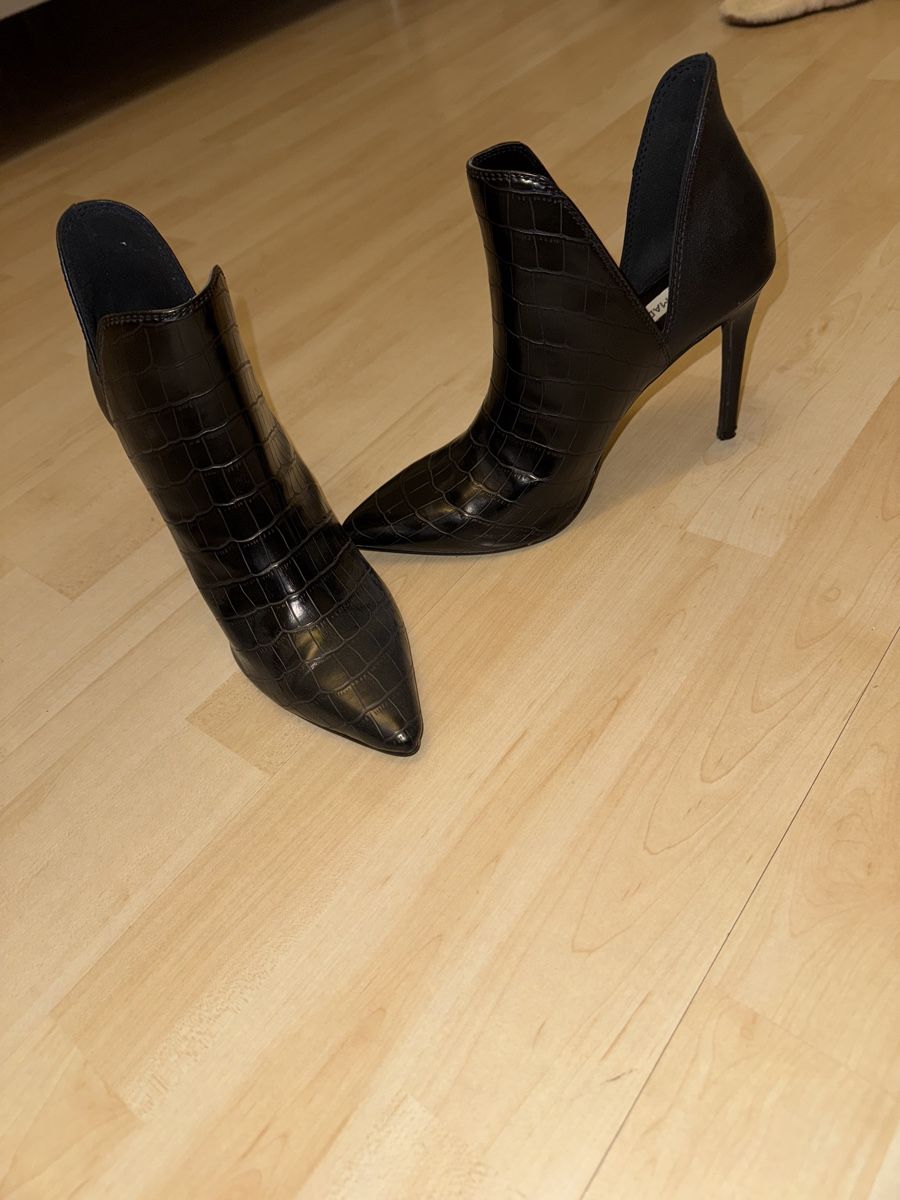 Steve Madden Damenschuhe: Schicke schwarze Stiefeletten Gr. 39 – Neu (gemäss Beschreibung) aus Urswil von shanabucher 2