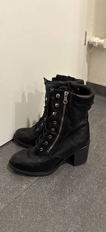 Damenschuhe: Echt-Leder-Boots schwarz Gr. 39 – Gebraucht aus Dübendorf von Cosmea16 1