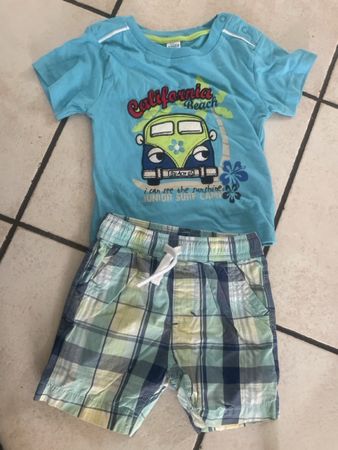 Migros Sommer Set Gr. 74, T-Shirt + Shorts, Top Zustand!