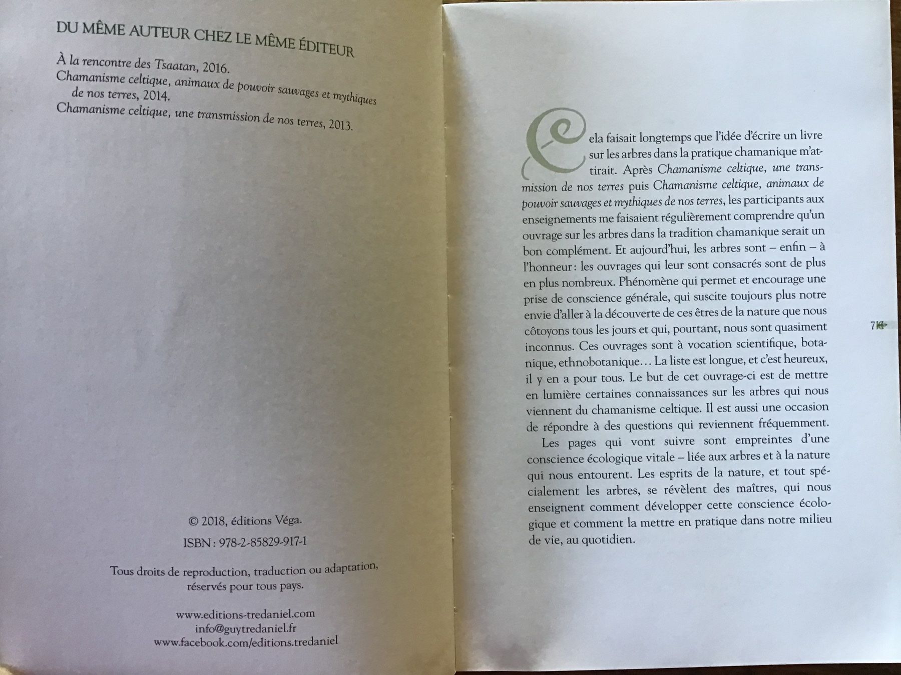 Livres: Chamanisme celtique, ces arbres nos maîtres – D'occasion à Fully par Ruby97 1